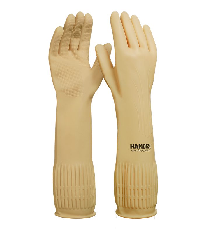 LUVA HANDEX HAND LÁTEX LONGAFLEX CA: 48.645