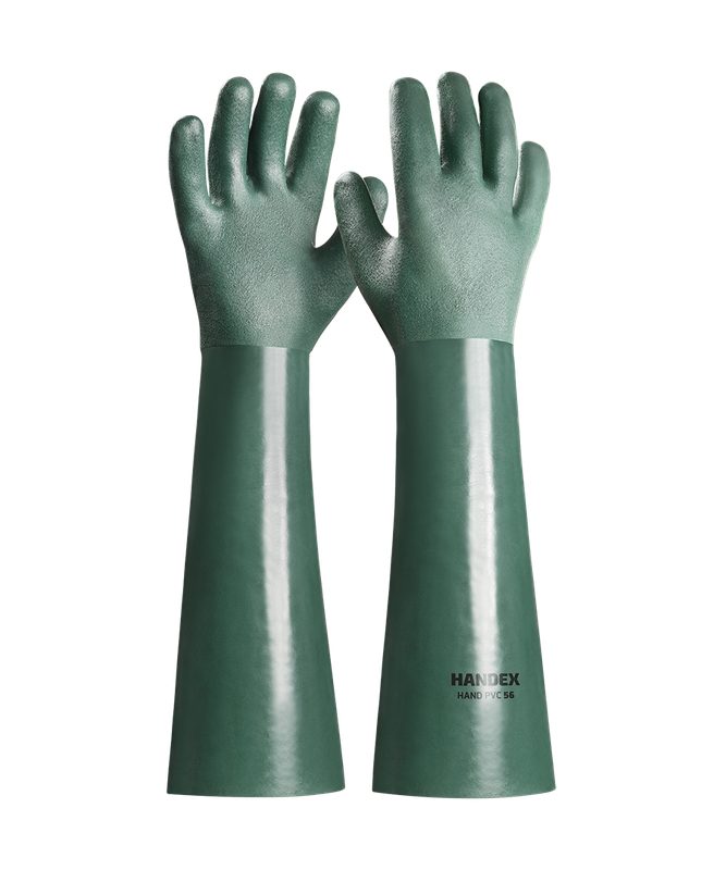 LUVA HANDEX HAND PVC 56 VERDE CA: 49.465