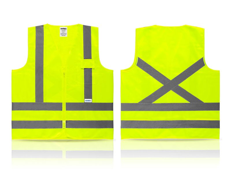 COLETE DE SEGURANÇA REFLETIVO HANDEX - 01 BOLSO AMARELO