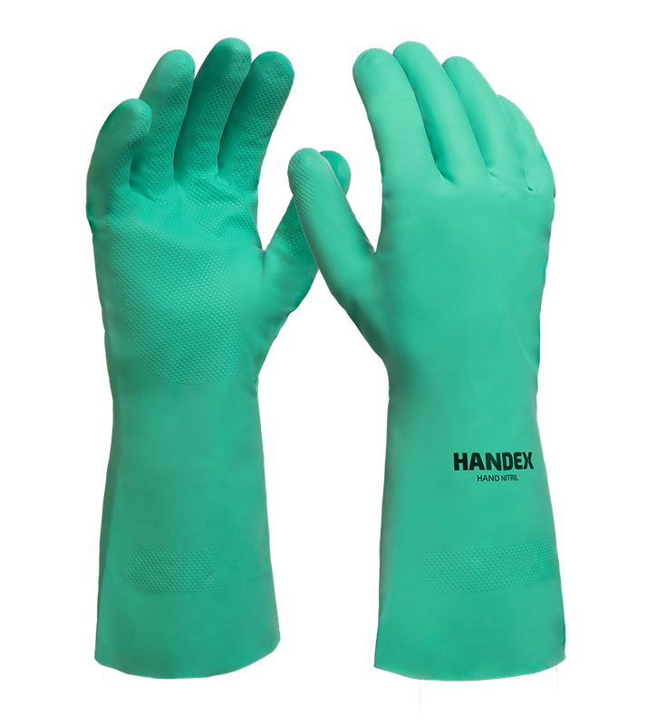 LUVA HANDEX HAND NITRIL VERDE CA: 48.761