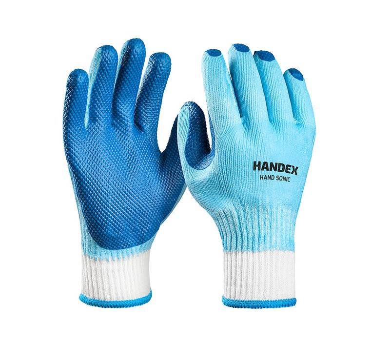 LUVA HANDEX HAND SONIC AZUL CA: 52.654